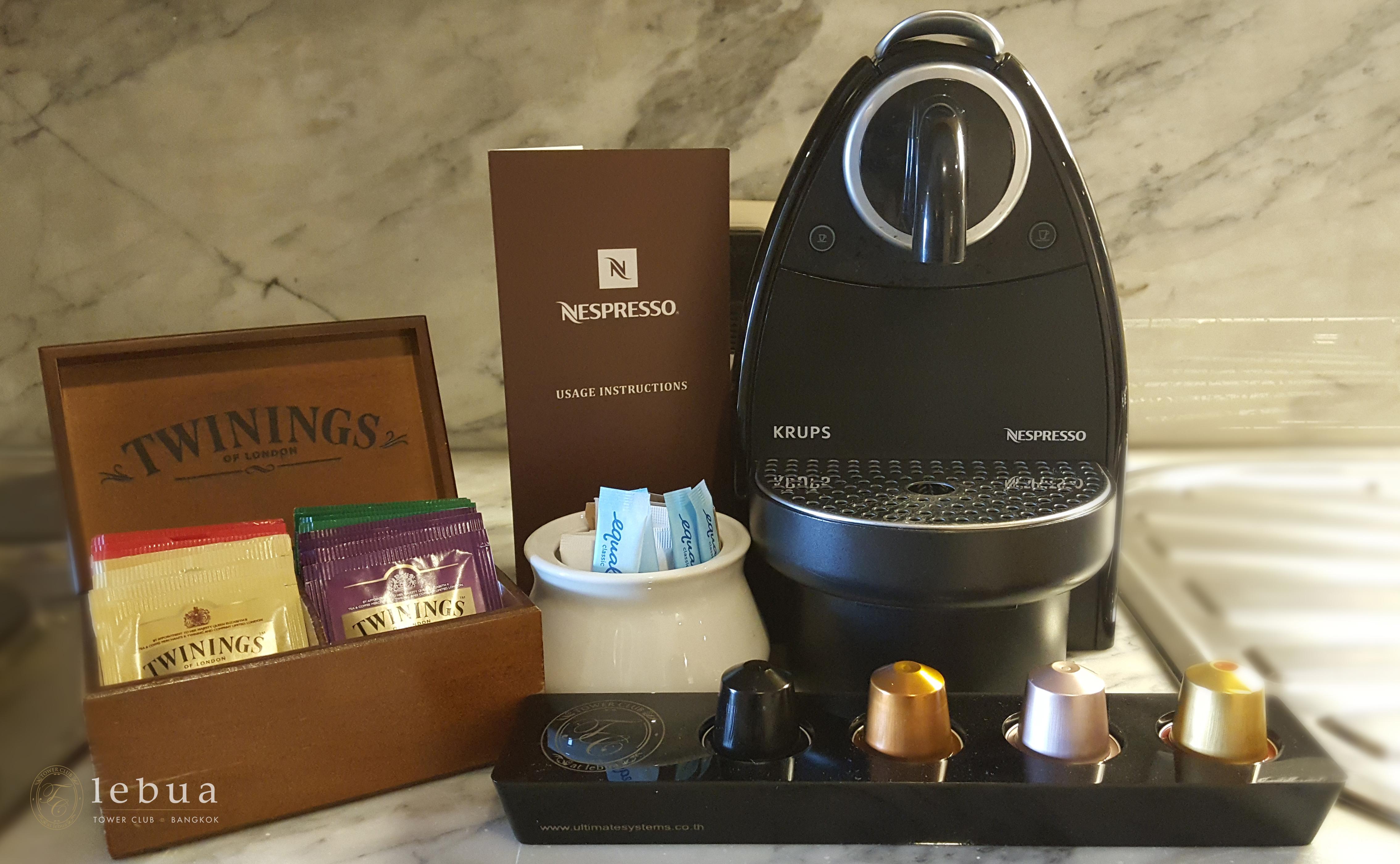 Tower Club At Lebua Hotel Bangkok Exterior photo A Nespresso coffee machine