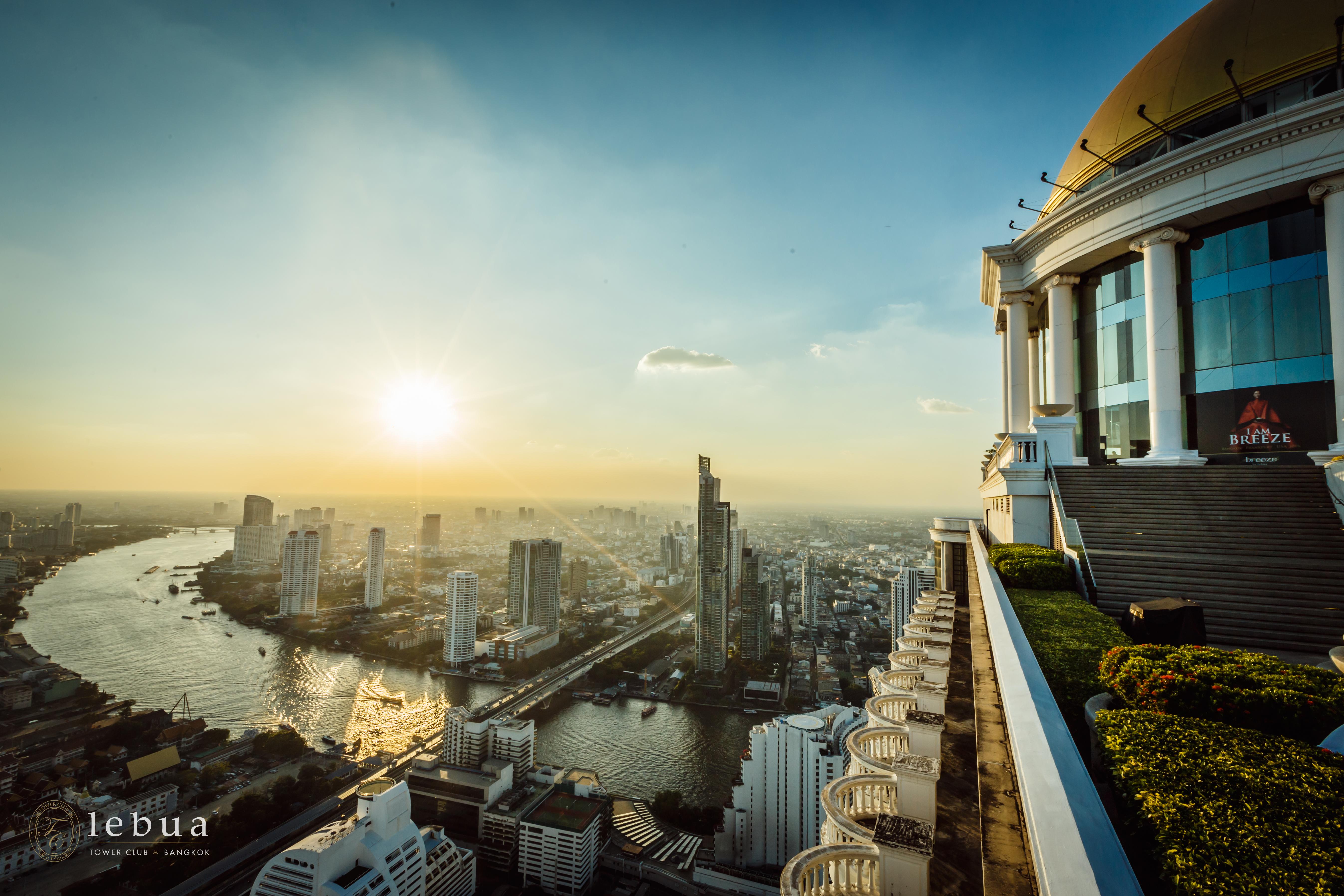 Tower Club At Lebua Hotel Bangkok Exterior photo View from the rooftop